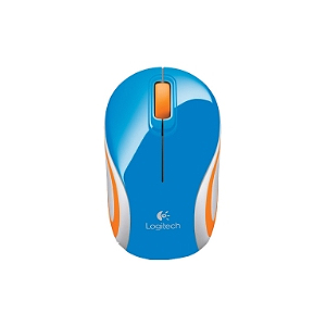910-002738 Мышь Logitech M187 Wireless Mini Mouse Blue USB (8/960)