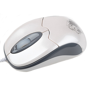 MU204 Мышь Intro White+Lion USB (20/40/640)