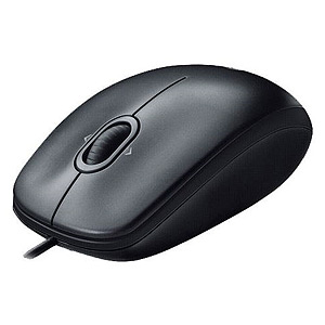 910-001604 Мышь Logitech M100 dark optical USB (20/800)