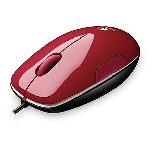 910-001160 Мышь Logitech LS1 pink Laser USB (10/350)