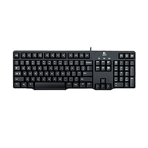 920-003200 Клав Logitech Keyboard K100 PS/2 (10/320)
