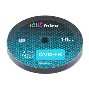 Intro DVD+R 16х Shrink (10) (10/600/24000)
