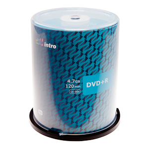 Intro DVD+R 16х Cake (100) (100/600/21600)