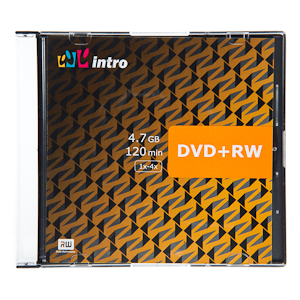 Intro DVD+RW 4х Slim (5) (5/200/8400)
