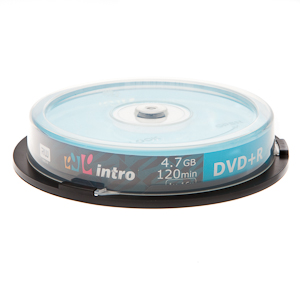 Intro DVD+R 16х Cake (10) (10/200/16000)