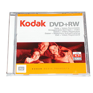 Kodak DVD+RW 4х Slim (1) (200/9600)