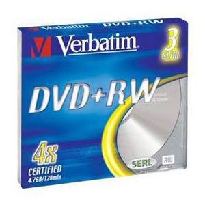 43636 Verbatim DVD+RW 4.7Gb, 4х Slim (3) (3/60)