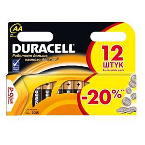 Duracell LR6-12BL BASIC NEW (12/144/24480)