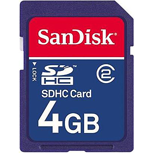 Sandisk SDHC 04 Gb Class 4