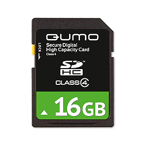 QUMO SDHC 16 Gb Class 4 (10)