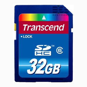 Transcend SDHC 32 Gb Class 6 (10)