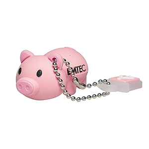 Флэш-диск EMTEC 04 Gb M319 Piggy (Свинка)