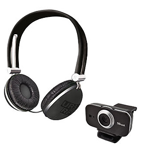 17777 Trust Urban Revolt Headset &amp;amp; Webcam Night Rider (20/240)