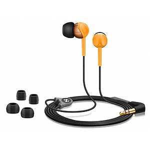 Sennheiser CX 215 ORANGE, вкладыши канальные, оранжевые (6/24)