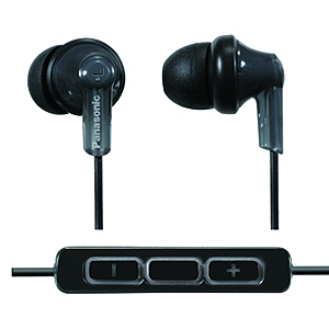 Panasonic RP-HJC 120 E-K вкладыши канальные, черные (10)