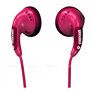 303365 Maxell Red Colour Budz (1/8),вкладыши (8)