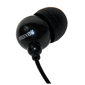 303459 Maxell Plugs Black (1/8),вкладыши канальные (8/3840)