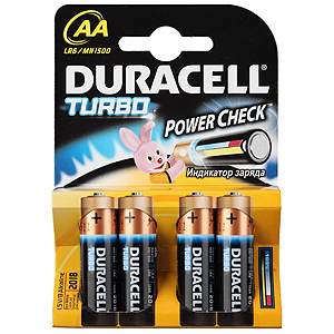 Duracell LR6-4BL TURBO (80/240/20400)