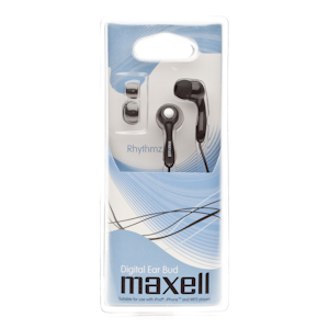 303455 Maxell Rhythmz Black (1/8),вкладыши канальные (8/1P728)