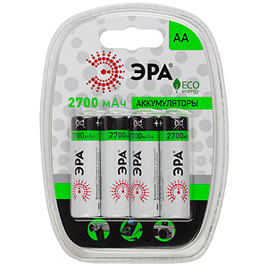 ЭРА HR6-4BL 2700mAh (40/480/11520)