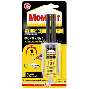 Момент СУПЕР ЭПОКСИ ФОРМУЛА-1, 14 мл шприц (24)