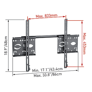 40.B Barkan фиксированный кронштейн max 60, 65kg (5/200)