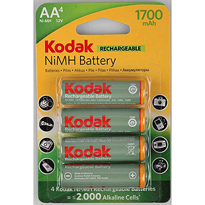 Kodak HR6-4BL 1700mAh [KAAHR-4] (80/640)