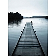 70x100cm Jetty over lake FP0865