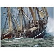 FP04033 Glass Art Belem Tall Ship 60x80cm (3)