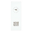 W04940  16*49cm Casa White Clock (3)