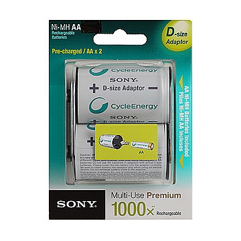  Sony HR6-2BL 2100mAh + D-size adaptor [NHAAB2KX2D] (20/60)