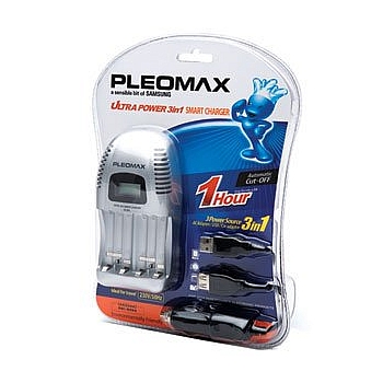 Samsung PLEOMAX Samsung Pleomax 1012 Ultra Power 1  3 in 1 LCD + 2*2700 mAh+USB+CAR ADAPTER (5/20/120)