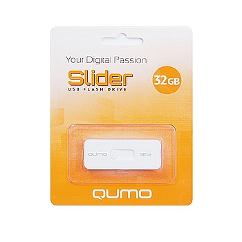 QUMO - QUMO 32 Gb Slider-01 USB 2.0 White