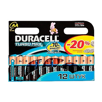  Duracell LR6-12BL TURBO NEW (12/144)