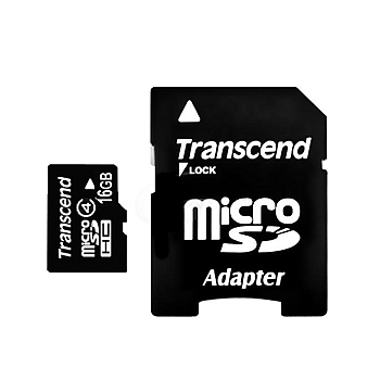 Transcend Transcend Micro SDHC 16 Gb Class 4 + adapt (25)