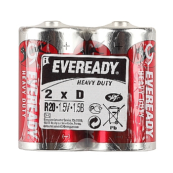  Energizer Eveready R20 Heavy Duty NEW (24/192)