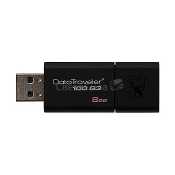 Kingston - Kingston 08 Gb DT 100G3 USB 3.0