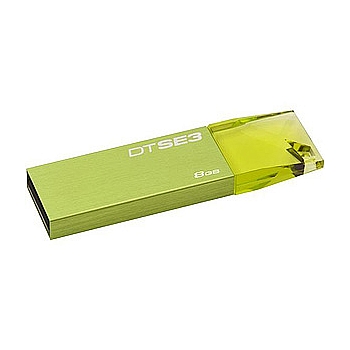 Kingston - Kingston 08 Gb DT SE3G Green