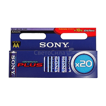  Sony LR6-20BL STAMINA PLUS [AM3M20A] (100/300)
