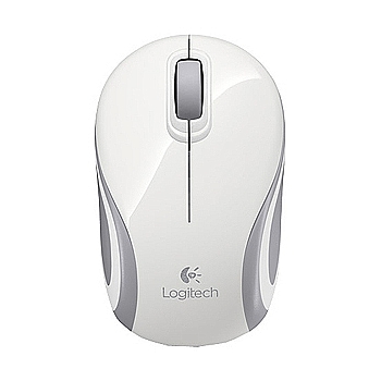 Logitech 910-002740  Logitech M187 Wireless Mini Mouse White USB (8)