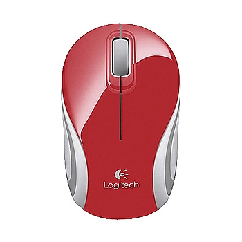 Logitech 910-002737  Logitech M187 Wireless Mini Mouse Red USB (8)