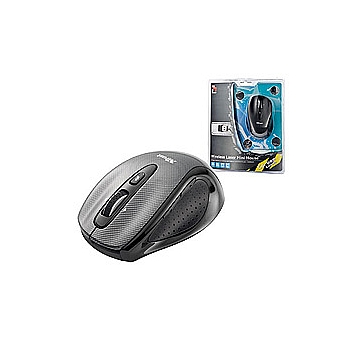 Trust 15867  Trust MI-7760p Wireless Laser Mini Mouse - Carbon Edition black USB (20)