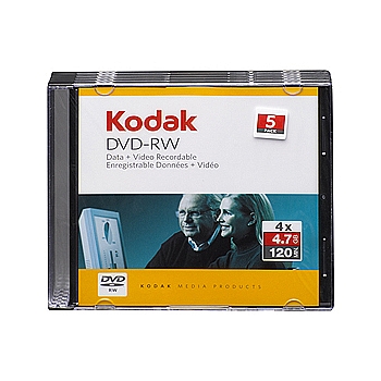 Kodak Kodak DVD-RW Slim 4 (5) (5/200/8000)