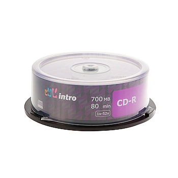  Intro CD-R 700mb 52x Cake (25) (25/600/21600)
