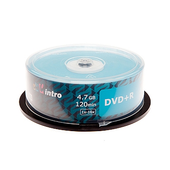  Intro DVD+R 16 Cake (25) (25/600/21600)