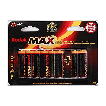  Kodak MAX LR6-6+2BL [20 KAA-6+2] (8/160/11520)