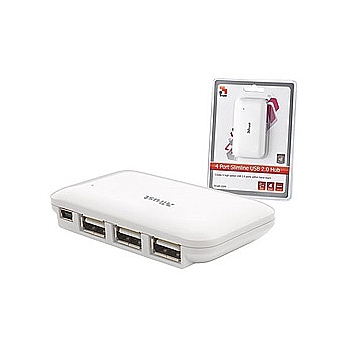Trust 16586 - Trust 4 Port Slimline USB 2.0 Hub USB 2.0 (40/960)