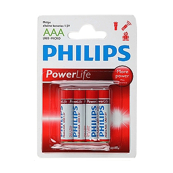  Philips LR03-4BL POWER LIFE (48/864/25920)