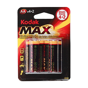 Kodak MAX LR6-4+2BL [20 KAA-4+2] (6/120/8640)