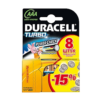  Duracell LR03-8BL TURBO (8/80)